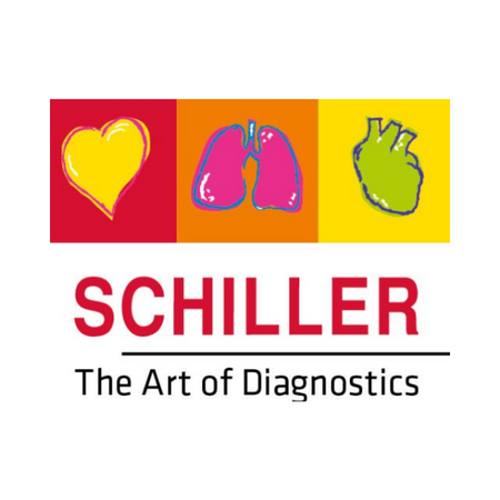 Schiller Medical Equipment for sale at a great price. Schiller Medical Equipment Company Logo 