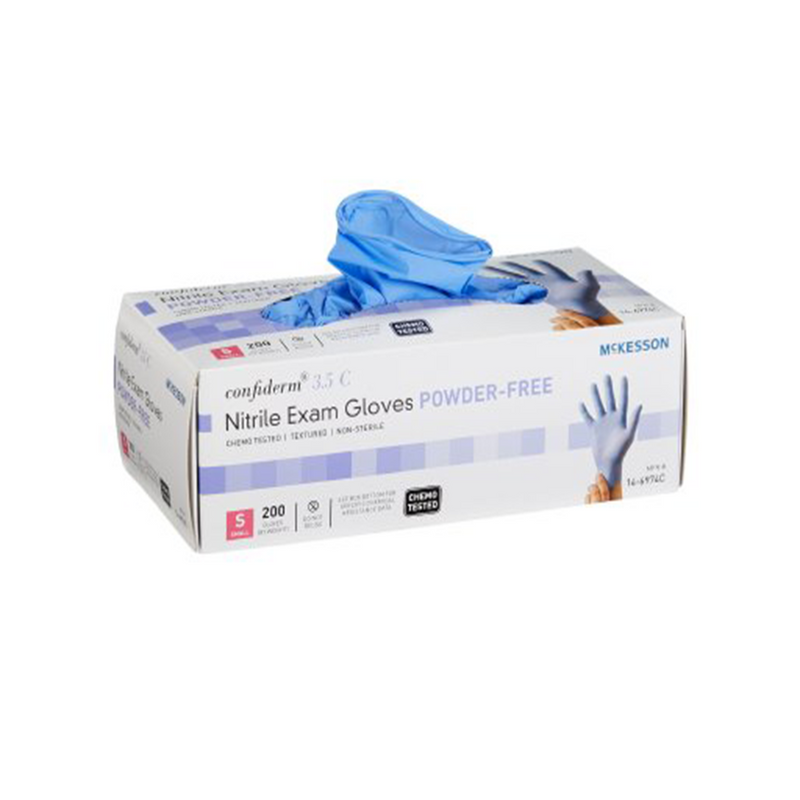 McKesson Confiderm 3.5 Nitrile Exam Gloves / Powder Free  