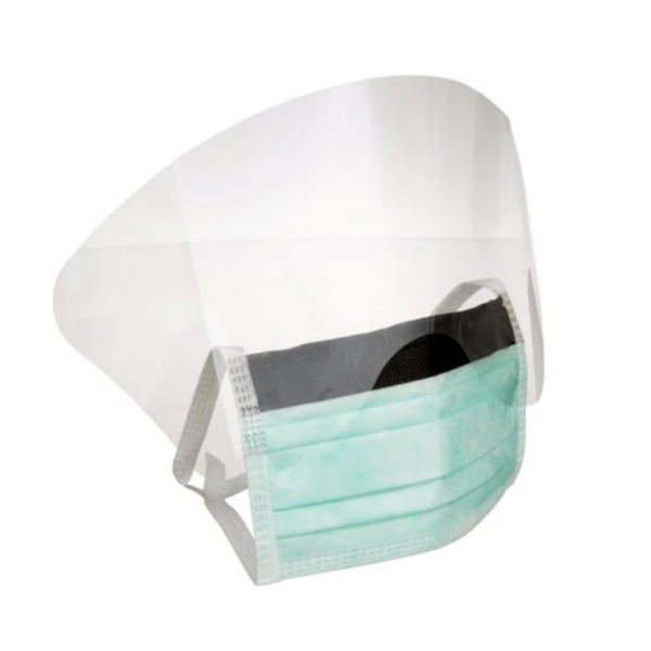 3M High Fluid Resistant Surgical Mask with Face Shield 1835FS for Medical Procedures