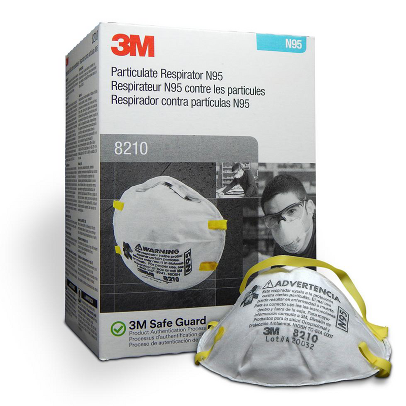 3M™ N95 Face Mask - Particulate Respirator 8210 - 20 Masks/Bx