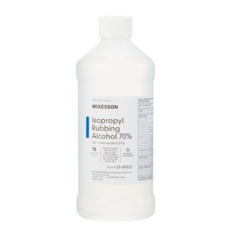 McKesson Isopropyl Rubbing Alcohol 70% 16 fl oz 12/Case
