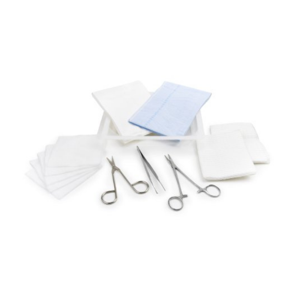 McKesson Laceration Tray with Instruments / Sterile 20/Bx EXP 2023-08