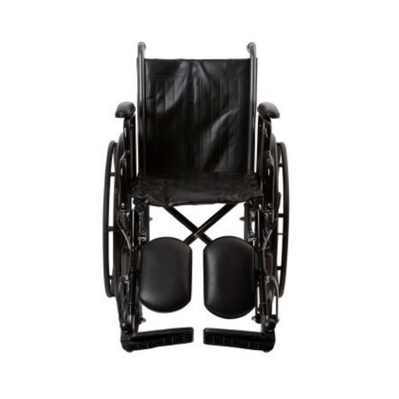 McKesson Standard 16-inch Wheelchair with Swing away Elevating Leg Rests 250 lbs