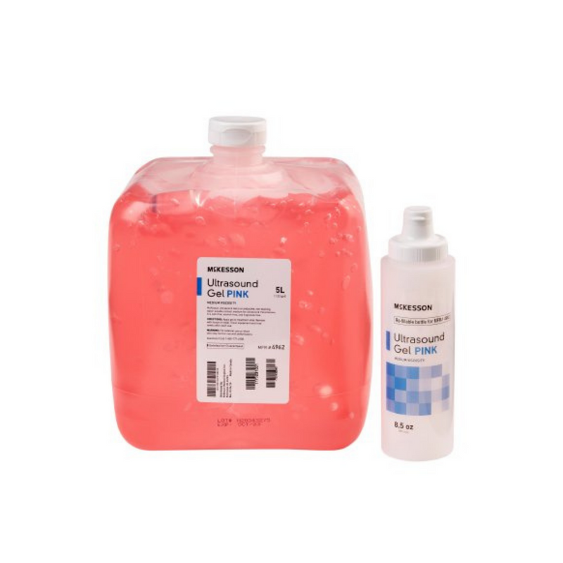 McKesson Ultrasound Gel Pink - 5 Liter Jar OBGYN