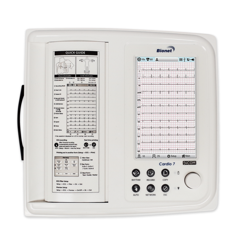 Bionet Electrocardiograph Cardio7 with 12 channels 