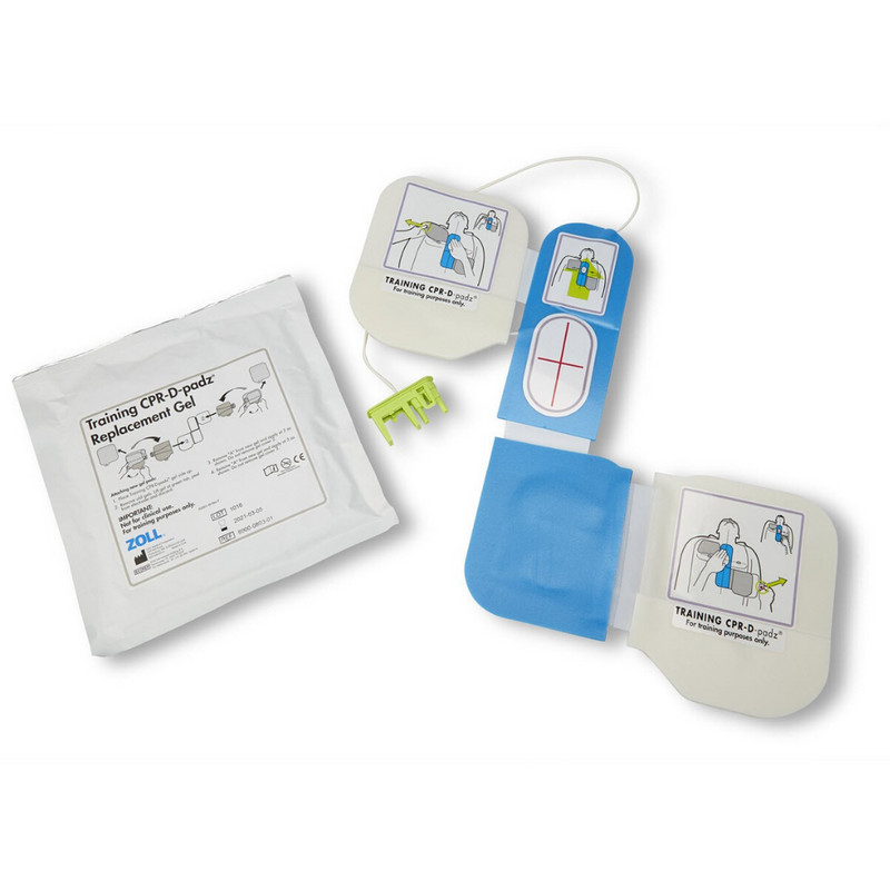 Training CPR-D Padz® Electrode, With 1 Pair Rep. Gel for AED