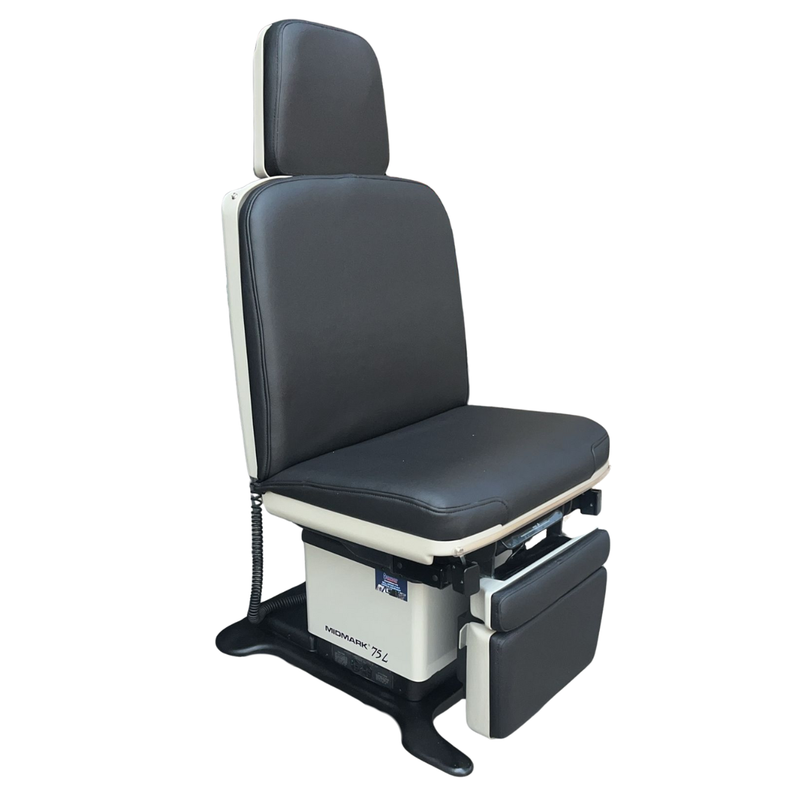 Midmark 75L Procedure Chair - Refurbished w/ New Upholstery (Color of your choice)  and Hand Control