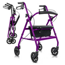 Vive Health Aluminum Lightweight Rollator Walker w/Seat