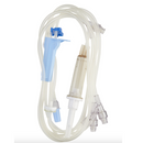 Baxter 2C8537 IV Pump Set Continu-Flo Solution Set, NonVented, 3 Clearlink Luer Activated Valves, Backcheck Valve, Retractable Collar, 10 Drops/mL, 109" (Pack of 48)
