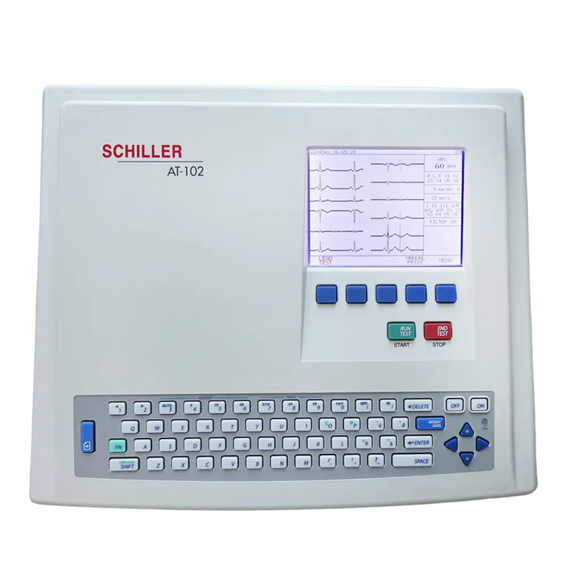Schiller AT-102 EKG 12-Leads Resting Electrocardiograph - Manufacture Certified Refurbished