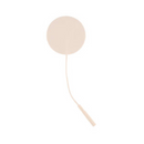 Roscoe Medical Self-Adhesive Electrodes, White Foam with Tyco Gel in Foil Pouch Multiple Sizes