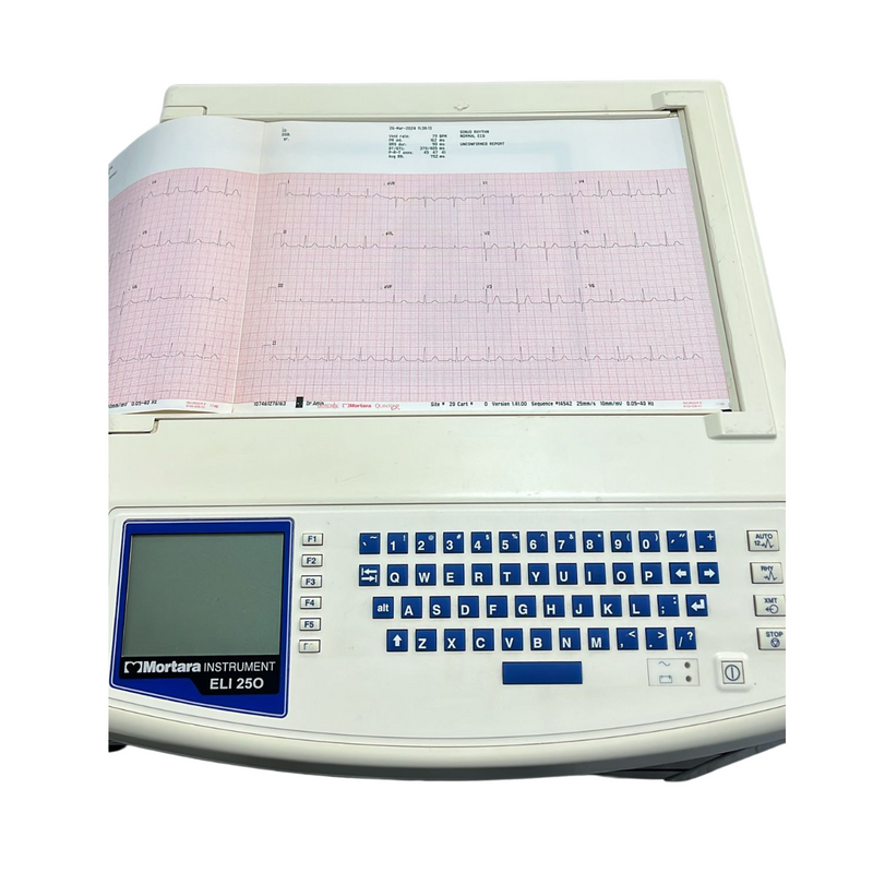 Mortara ELI 250 Electrocardiograph 12-Lead EKG - Fully Refurbished