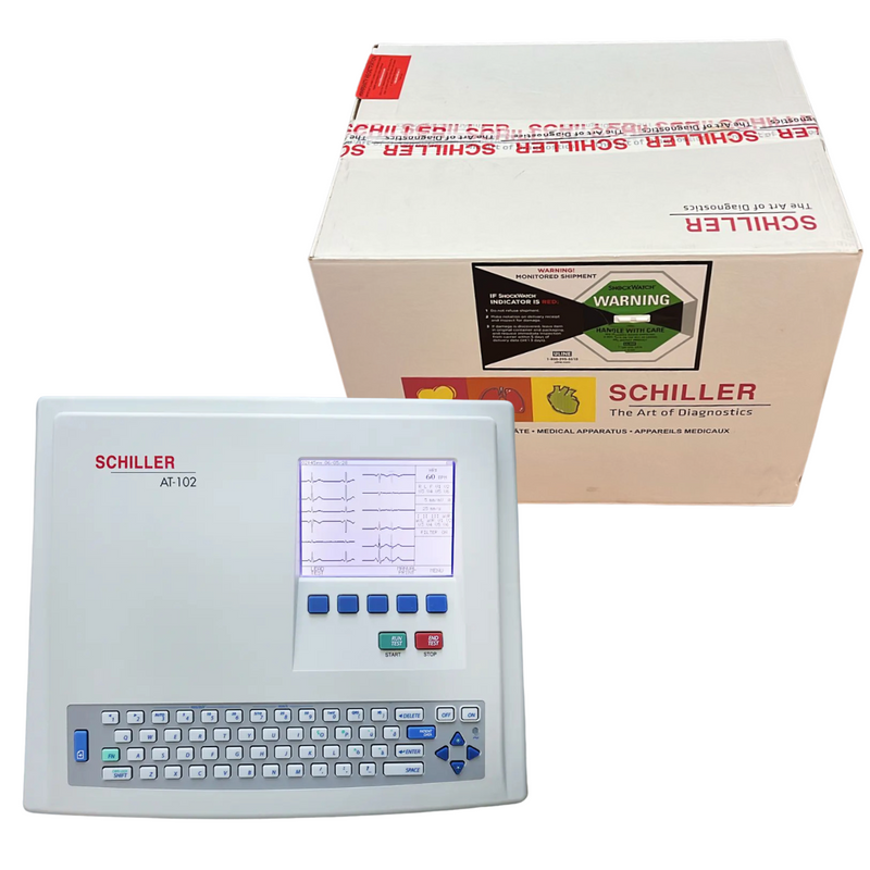 Schiller AT-102 EKG 12-Leads Resting Electrocardiograph - Manufacture Certified Refurbished