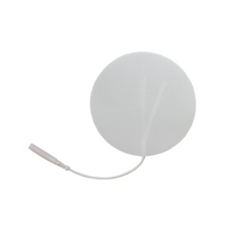 Roscoe Medical Self-Adhesive Electrodes, White Foam with Tyco Gel in Foil Pouch Multiple Sizes