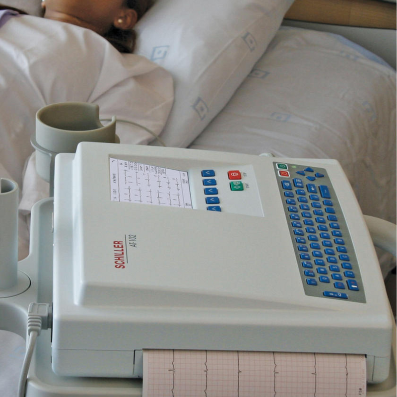 Schiller AT-102 EKG 12-Leads Resting Electrocardiograph - Manufacture Certified Refurbished