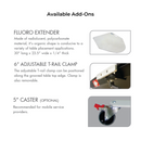 Oakworks CFPM 400 C-Arm Imaging Table 4-Motion Rectangular Top / 52 in. Imaging Space