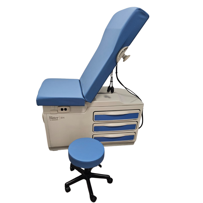 Midmark 204 Manual Examination Table - Refurbished w/New Upholstery