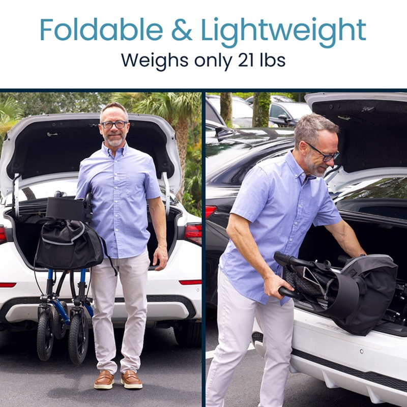 All Terrain Rollator Walker Sunstride for Any Surface