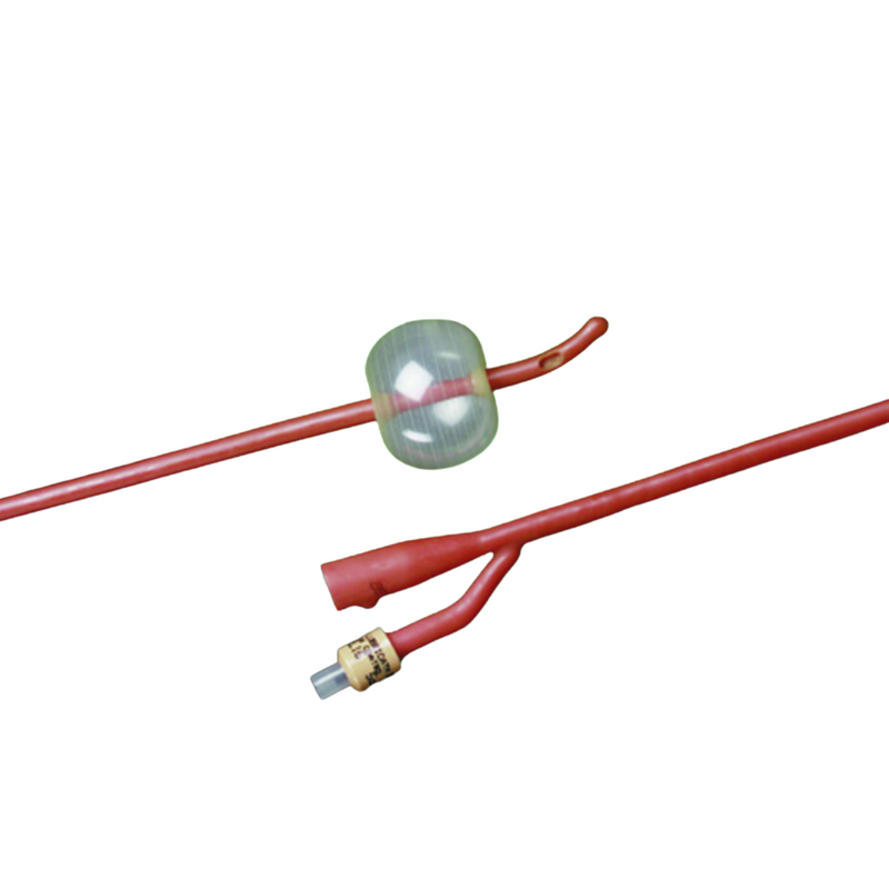 BARD Lubricath™ Foley Catheter 5CC 16FR 2-Pack  , 2-Way, Specialty, Tiemann Model, Medium Olive Coude Tip, Single Drainage Eye