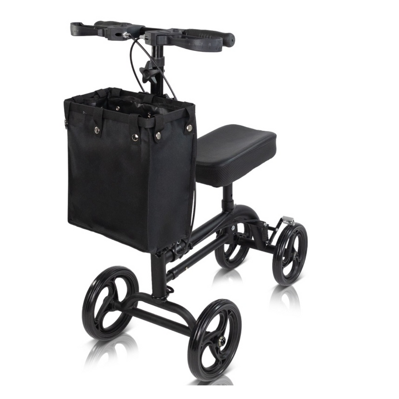 Core Knee Walker with Adjustable Height and Storage Bag