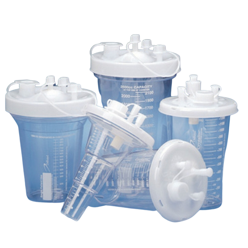 Deroyal Industries Canister Suction Crystaline 1200mL Non-Sterile 30/Ca (71-3004)