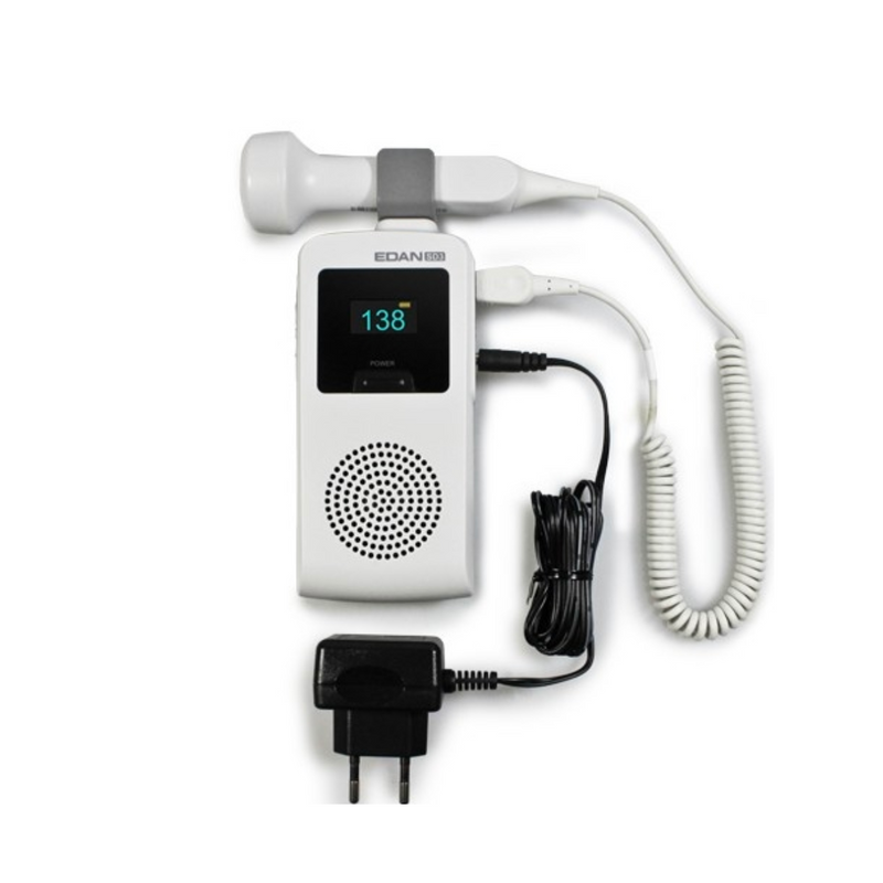 EDAN SD3 Plus Ultrasonic Pocket Fetal Doppler with OLED display and rechargeable battery 2 / 3 MHz Fetal Probe