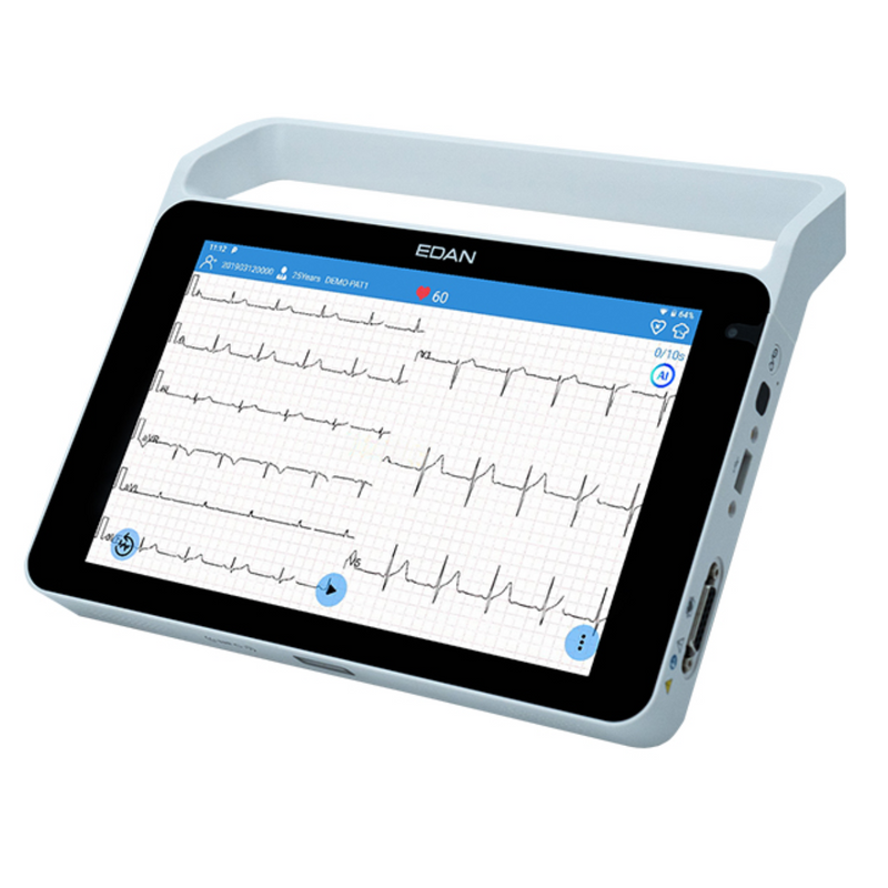 Edan iSE Series ECG Machine - Portable EKG Touchscreen 12-Lead EKG / WIFI / Bluetooth / 4G
