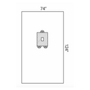 Halyard 66886 Abdominal Drape Pediatric Laparotomy Drape II 74 W X 124 L Inch Sterile - Pack of 9