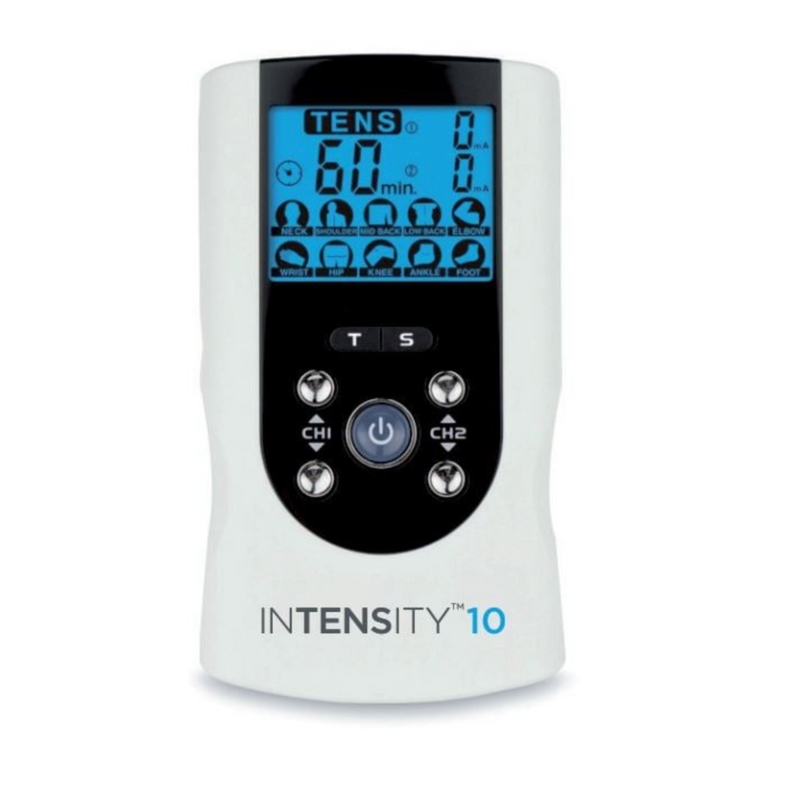 InTENSity 10 Digital TENS Unit With 10 Pre-Set Body Part Treatment Programs