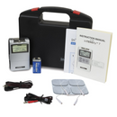 InTENSity 7 Digital TENS Stimulator Bundle [Includes 5x Packs of InTENSity 2" x 2" Electrodes + 2x Rechargeable 9V Batteries With Charger]