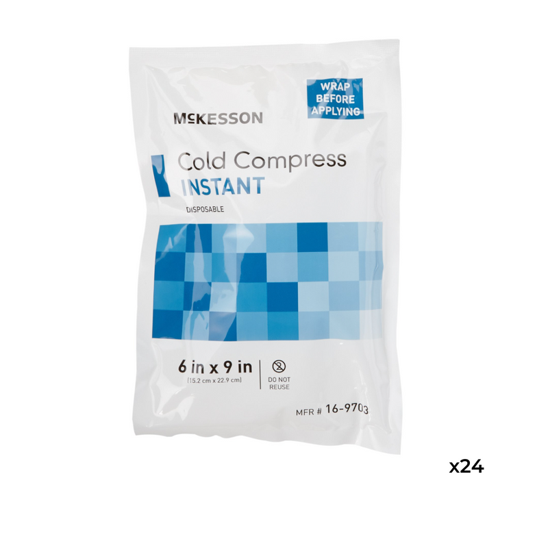 McKesson 16-9703 Instant Cold Compress 6 x 9 Inch 24/Case