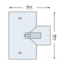 McKesson 183-180-09108G-S Orthopedic Hand Drape 114 W X 150 L Inch Sterile - Single Pack
