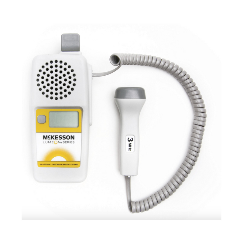 McKesson LUMEON™ Hand Held Doppler Unit with Display w/3 MHz Early Fetal Heart Obstretical Probe