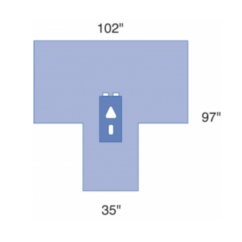 Medline DYNJP9100 Sterile Laparoscopy Surgical Pack I Level 4- Pack of 4 Surgical Drape