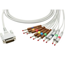 EKG Leads Banana Cable for Schiller AT-2 Series & Bionet Cardiocare 2000