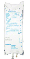 Braun L8000 0.9% Sodium Chloride Injection USP, 1000 mL Excel Containers 12 Units/Case