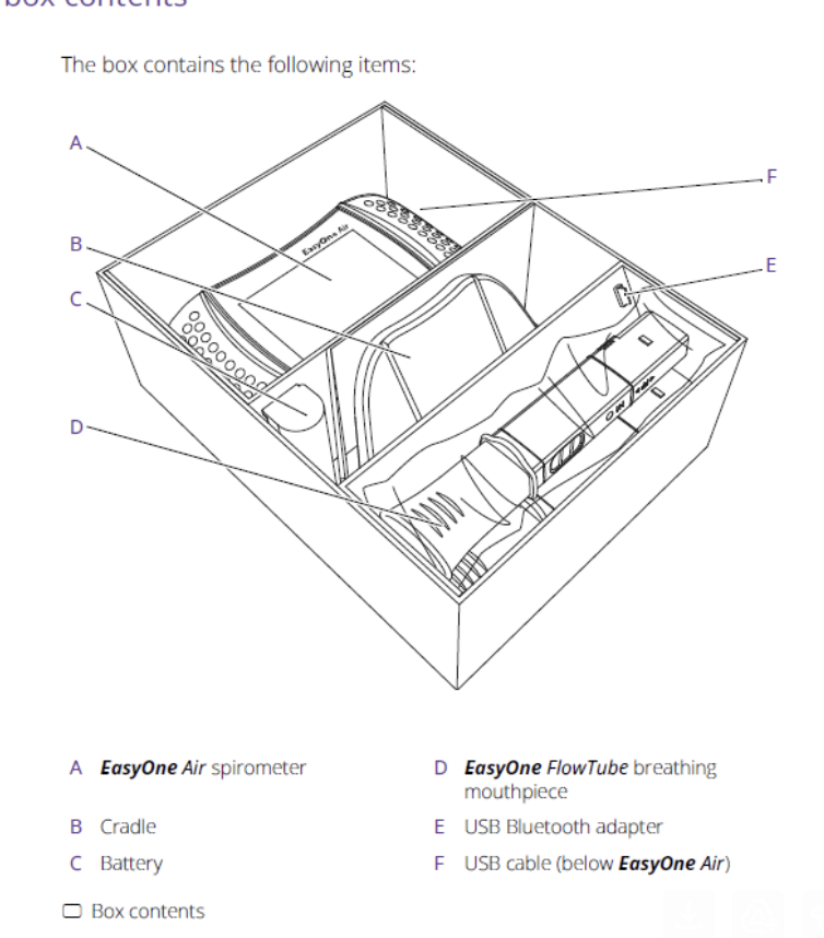 NDD EasyOne Air Spirometer Portable & PC Connection