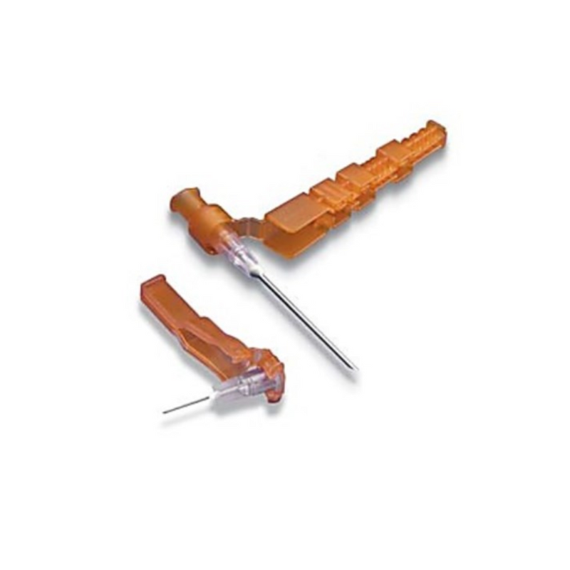 Smiths Medical Safety Hypodermic Needle Needle-Pro® 22G x 11/2 in w/Orange Protective Sheath 100/BX 8/Case EXP 2023-12