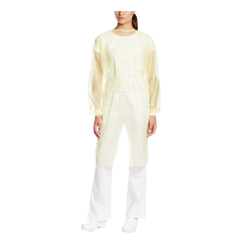 ValuMax® Protective Procedure Gown X-Large Yellow Disposable 50/Bx