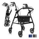 Vive Health Aluminum Lightweight Rollator Walker w/Seat