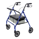 Vive Health Bariatric Rollator Walker with Seat and Backrest 500lbs Capacity