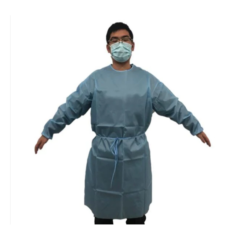 Xuchang Zhengde Environstar Isolation Gown XL Disposable AAMI Level 1 PP Terephthalate Pt  Blue 10/Bg