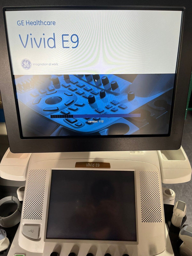 GE Healthcare Vivid E9 Ultrasound Fully Refurbished w/4 Probes