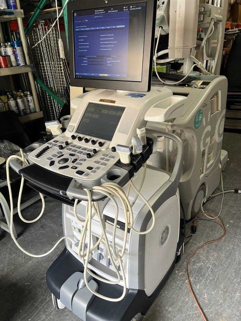 GE Healthcare Vivid E9 Ultrasound Fully Refurbished w/4 Probes