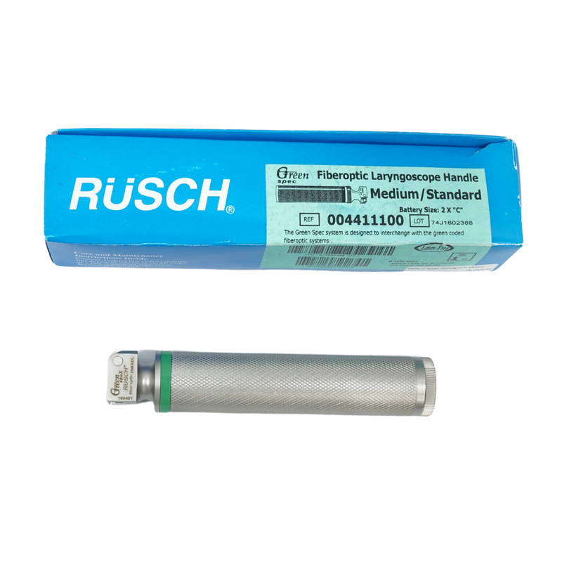 Laryngoscope Handle Fiberoptic Medium/Standard Rüsch 004411100