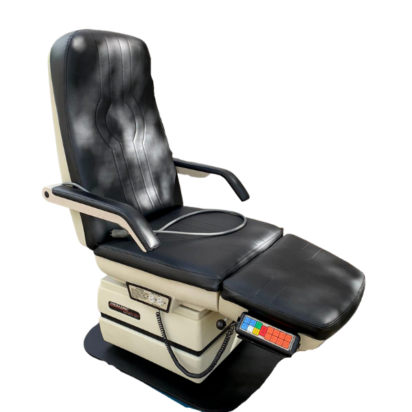 Midmark 417 Podiatry Chair Refurbished Black Upholstery