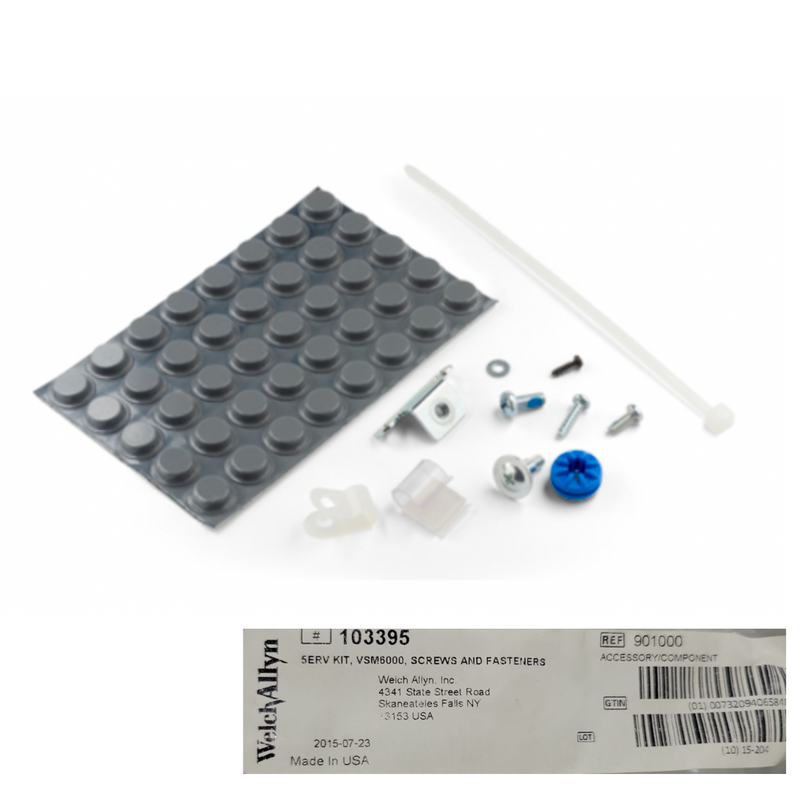 Welch Allyn Connex Vital Signs Monitor 6000 Screw and Fasteners Service Kit