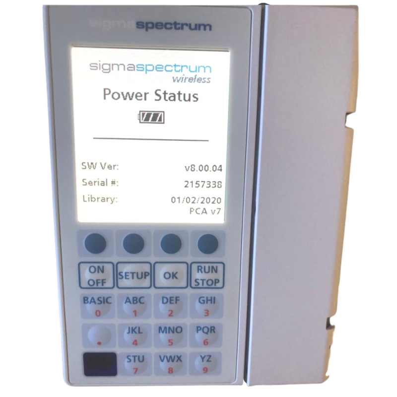 Baxter Sigma Spectrum Infusion Pump, Version 8, Refurbished w/ Pump
