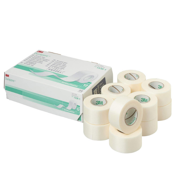 3M  Durapore™ Surgical Tape 1538-1, 1 inch x 10 yard 12/Box