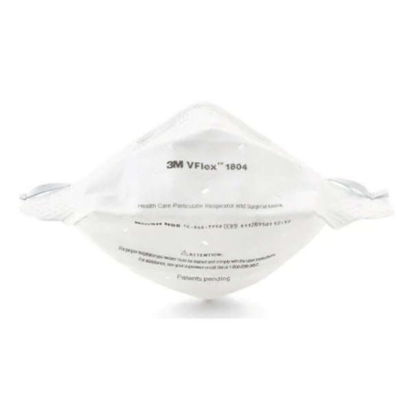 3M  1804 N95 VFlex Healthcare Particulate Respirator and Surgical Mask 1804